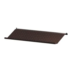 String String Shelves|Shoe Racks*shoe rack metal, Dark , 78x30 cm Brown