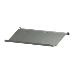 String String Shelves|Shoe Racks*shoe rack metal, Dark , 58x30 cm Grey