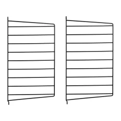 String String Shelves*wall panels, , 50x30 cm, 2-pack Black