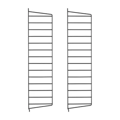 String Shelves & Shelving Systems|String Shelves*wall panels, , 75x20 cm, 2-pack Black