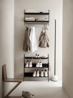 String String Shelves*wall panels, , 75x30 cm, 2-pack Black