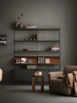 String String Shelves*wall panels, Dark , 50x30 cm, 2-pack Grey