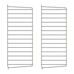 String String Shelves|Shelves & Shelving Systems*wall panels, Dark , 75x30 cm, 2-pack Grey