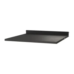 String Desks|String Shelves*worktop, -stained ash, 58x58 cm Black