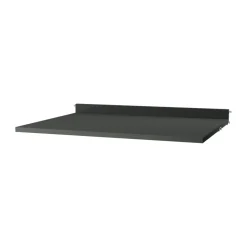 String Desks|String Shelves*worktop, Dark , 78x58 cm Grey