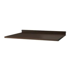 String Desks|String Shelves*worktop, Dark oak, 78x58 cm Brown