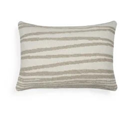Ethnicraft Garden Details & Accessories*Stripes outdoor pillow 40x60 cm, Lumbar Beige