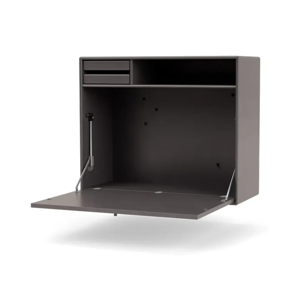 Montana Desks*STUDIO desk, wall hung, Coffee 35 Brown