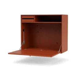 Montana Desks*STUDIO desk, wall hung, Hokkaido 162 Orange