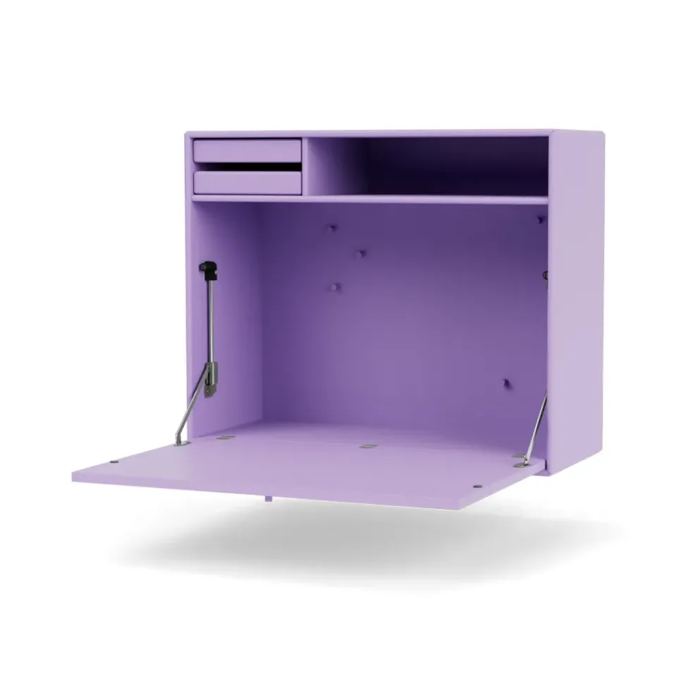 Montana Desks*STUDIO desk, wall hung, Iris 164 Purple