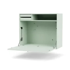 Montana Desks*STUDIO desk, wall hung, Mist 161 Green