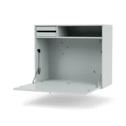 Montana Desks*STUDIO desk, wall hung, Oyster 156 Blue
