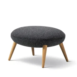 Fredericia Furniture Armchairs & Footstools*Swoon Ottoman footstool, Hallingdal 65 180-oiled oak Grey