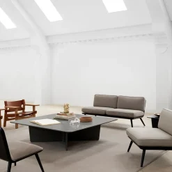 Fredericia Furniture Coffee Tables*Tableau 1966 coffee table, Atlantico Brown