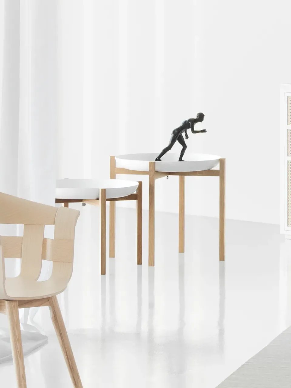 Design House Stockholm Side Tables*Tablo Table Set side table, High White