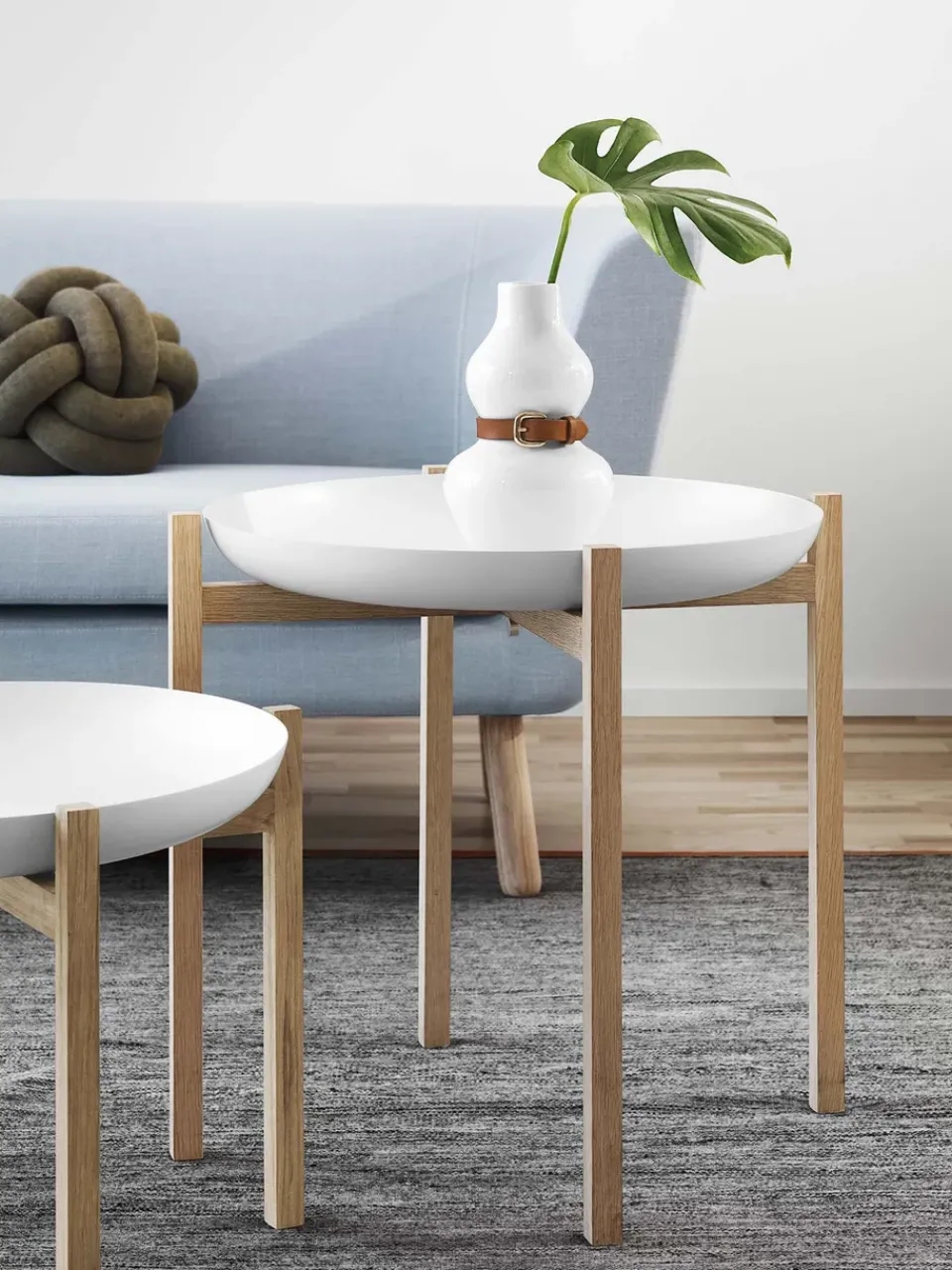 Design House Stockholm Side Tables*Tablo Table Set side table, High White