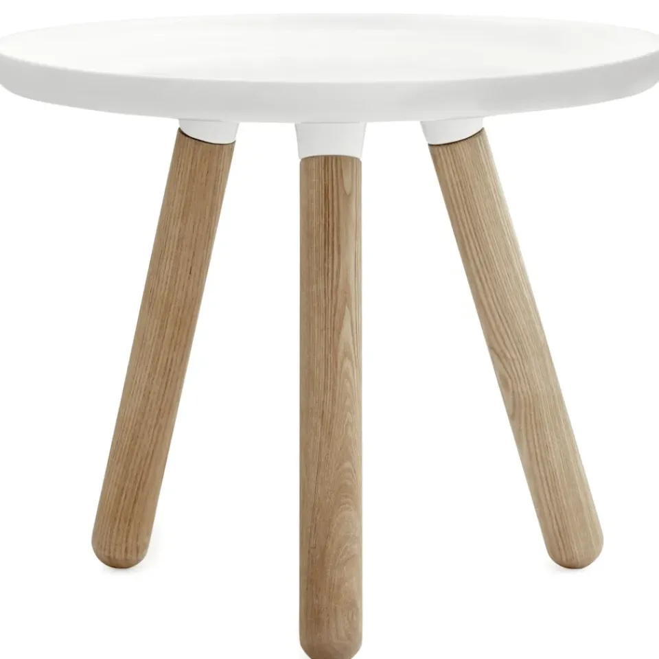 Normann Copenhagen Side Tables*Tablo table white-ash, small BrownWhite
