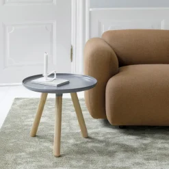 Normann Copenhagen Side Tables*Tablo table white-ash, small BrownWhite