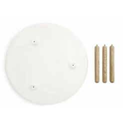Normann Copenhagen Side Tables*Tablo table white-ash, small BrownWhite