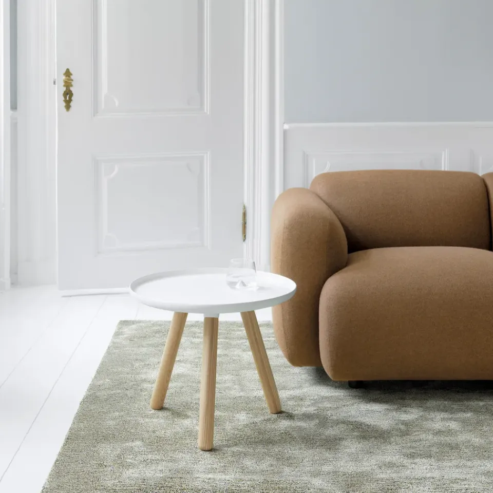 Normann Copenhagen Side Tables*Tablo table white-ash, small BrownWhite