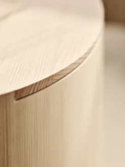Fritz Hansen Stools*Taburet stool/side table, Oiled pine Brown