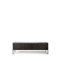 Ethnicraft T.V & Media Units|Dressers & Sideboards*Tabwa media cabinet, teak 51x160 cm Black