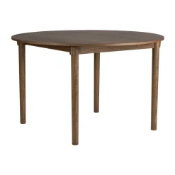 Gärsnäs Dining Tables*Tak table Ø120 cm, Oak-black Beige