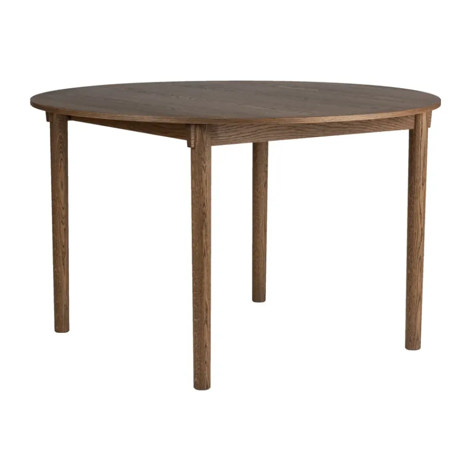 Gärsnäs Dining Tables*Tak table Ø120 cm, Oak-black Beige