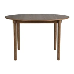 Gärsnäs Dining Tables*Tak table Ø120 cm, Oak-black Beige