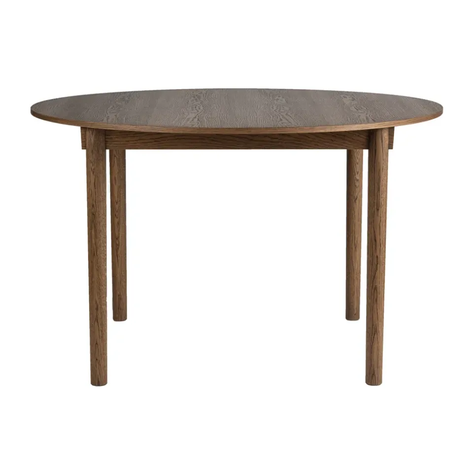 Gärsnäs Dining Tables*Tak table Ø120 cm, Oak-black Beige