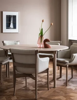 Gärsnäs Dining Tables*Tak table Ø120 cm, Oak-natural Beige