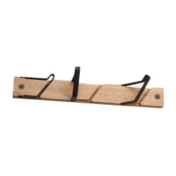 Essem Design Clothes Hooks & Hangers*Tamburin coat hook 31.5 cm, Oak-black Brown