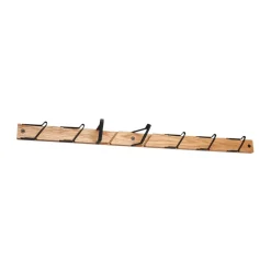 Essem Design Clothes Hooks & Hangers*Tamburin coat hook 73.5 cm, Oak-black Brown