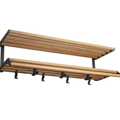 Essem Design Hat Rack & Hat Shelves*Tamburin hat rack 100 cm, oak- Black
