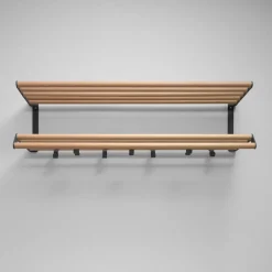 Essem Design Hat Rack & Hat Shelves*Tamburin hat rack 100 cm, oak- Black