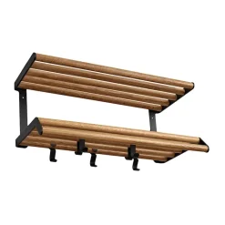 Essem Design Hat Rack & Hat Shelves*Tamburin hat shelf 60 cm, oak- Black