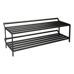Essem Design Shoe Racks*Tamburin shoe shelf 100 cm, oiled oak- Black