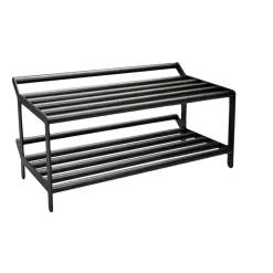 Essem Design Shoe Racks*Tamburin shoe shelf 60 cm, oiled oak- Black
