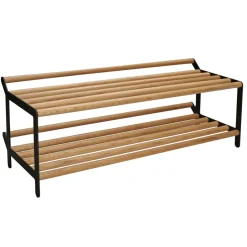 Essem Design Shoe Racks*Tamburin shoe shelf 60 cm, oak- Black
