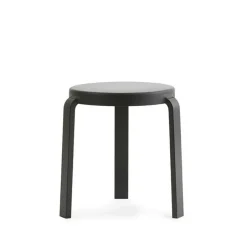 Normann Copenhagen Stools*Tap stool, , oak legs Black