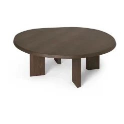 Ferm Living Coffee Tables*Tarn coffee table 107,6x108,1 cm, Dark stained beech Brown