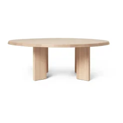 Ferm Living Coffee Tables*Tarn coffee table 107,6x108,1 cm, White oiled beech Beige