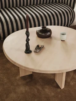 Ferm Living Coffee Tables*Tarn coffee table 107,6x108,1 cm, White oiled beech Beige