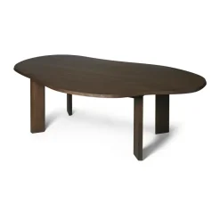 Ferm Living Dining Tables*Tarn dining table 118.5x220 cm, Dark Stained Beech Brown