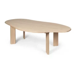 Ferm Living Dining Tables*Tarn dining table 118.5x220 cm, White Oiled Beech Beige