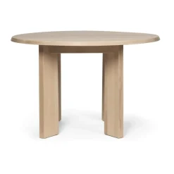 Ferm Living Dining Tables*Tarn dining table 104.6x113.5 cm, White Oiled Beech Beige