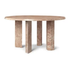 Ferm Living Coffee Tables*Taula coffee table Ø67x35 cm, Rose Beige
