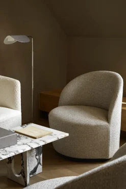 Audo Copenhagen Armchairs & Footstools*Tearoom lounge chair Swivel, Safire 004 Grey