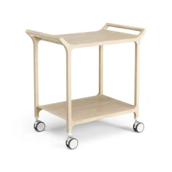 Swedese Serving Trolleys*Teatime serving trolley, Ash laquered Beige