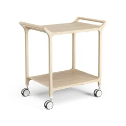 Swedese Serving Trolleys*Teatime serving trolley, Ash laquered Beige